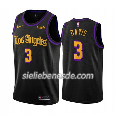Herren NBA Los Angeles Lakers Trikot Anthony Davis 3 Nike 2019-2020 City Creative Swingman